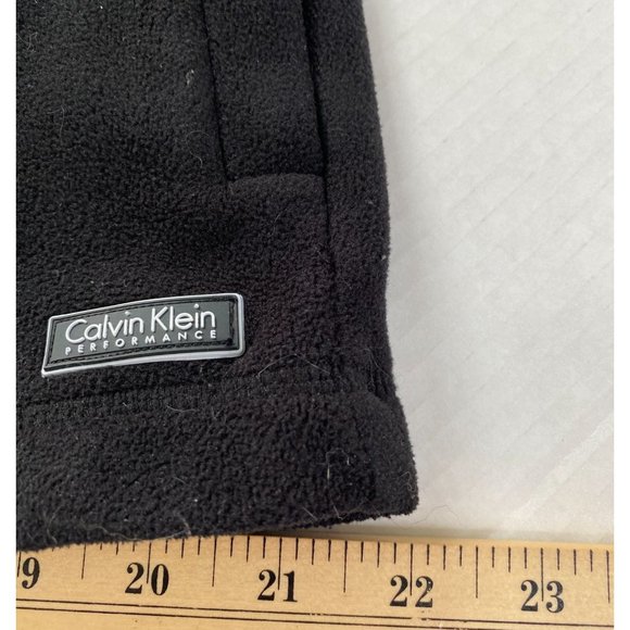 Calvin Klein Performance Men's Black Fleece Full Zip Jacket Size L - Picture 8 of 9